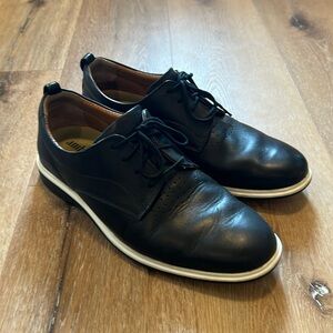 Amberjack Men's The Original Leather Dress Shoes Black Size 9.5